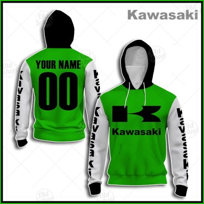 Personalized Vintage Style Kawasaki Motocross Jersey MX Enduro AHRMA motorcycle dirt bike Mask Hoodie - OldSchoolThings - Personalize Your Own New & Retro Sports Jerseys, Hoodies, T Shirts