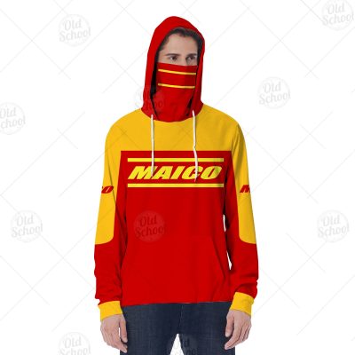 Personalized Vintage Style Maico Motocross Jersey MX Enduro AHRMA motorcycle dirt bike Mask Hoodie - OldSchoolThings - Personalize Your Own New & Retro Sports Jerseys, Hoodies, T Shirts