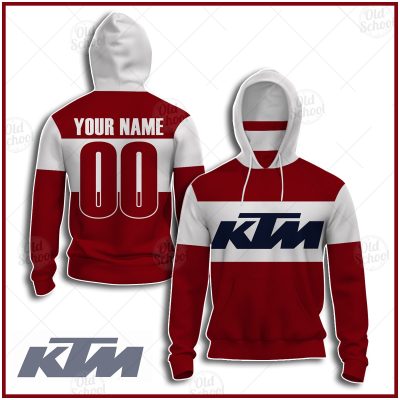 Personalized Vintage Style KTM Motocross Jersey MX Enduro AHRMA motorcycle dirt bike mask hoodie - OldSchoolThings - Personalize Your Own New & Retro Sports Jerseys, Hoodies, T Shirts
