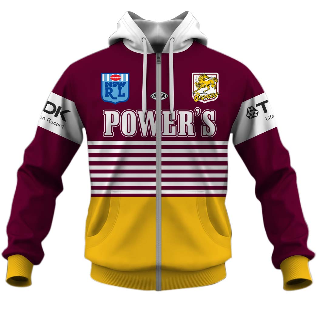 Personalize Brisbane Broncos NRL 1992 Retro Jersey - OldSchoolThings - Personalize Your Own New & Retro Sports Jerseys, Hoodies, T Shirts