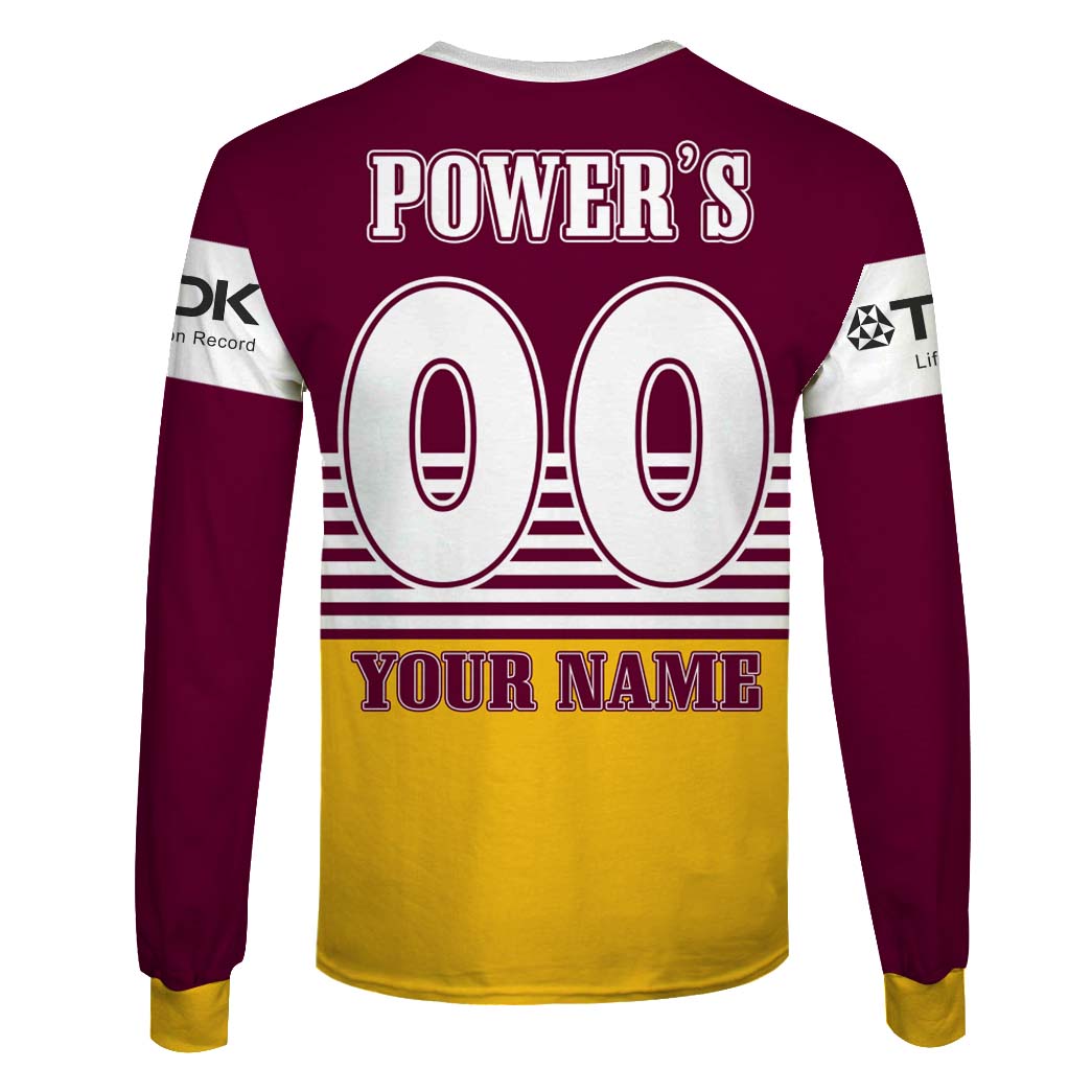 Personalize Brisbane Broncos NRL 1992 Retro Jersey - OldSchoolThings - Personalize Your Own New & Retro Sports Jerseys, Hoodies, T Shirts