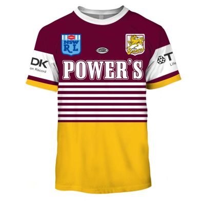 Personalize Brisbane Broncos NRL 1992 Retro Jersey - OldSchoolThings - Personalize Your Own New & Retro Sports Jerseys, Hoodies, T Shirts