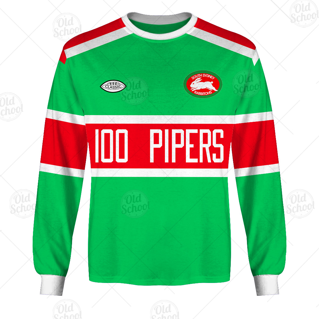 Personalised NRL Souths Pipers Vintage Jersey 1982 Heritage Collection - OldSchoolThings - Personalize Your Own New & Retro Sports Jerseys, Hoodies, T Shirts