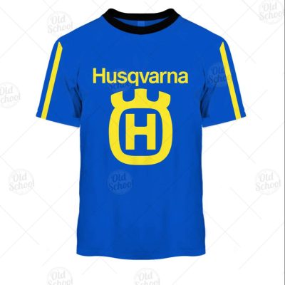 Vintage Style Husqvarna Motocross Jersey MX Enduro AHRMA Husky motorcycle dirt bike for KID - OldSchoolThings - Personalize Your Own New & Retro Sports Jerseys, Hoodies, T Shirts