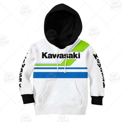 Vintage 80s Style Kawasaki Motocross Jersey MX Enduro AHRMA motorcycle dirt bike for KID - OldSchoolThings - Personalize Your Own New & Retro Sports Jerseys, Hoodies, T Shirts