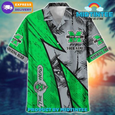 Marshall Thundering Herd Personalized Hawaiian Shirt Trending Summer
