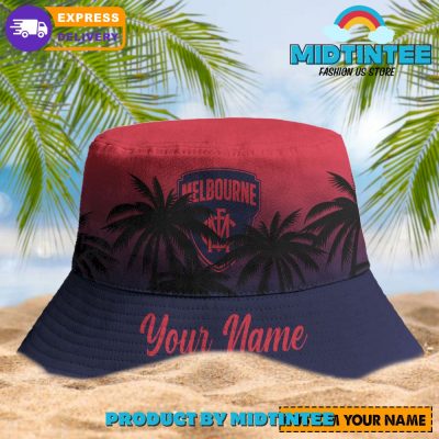 Melbourne Demons AFL Personalized Bucket Hat - Midtintee Melbourne Demons AFL Personalized Bucket Hat - Midtintee