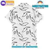 Miami Dolphins White Sea Hawaiian Shirt And Short - demo10