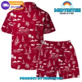 Miami Heat Team Beach Vibes Pattern Combo Hawaiian Set - demo10
