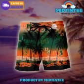 Miami Hurricanes Logo Combo Hawaiian Shirt Shorts - demo10