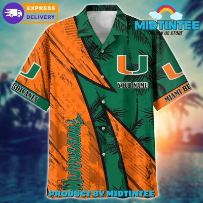 Miami Hurricanes Personalized Hawaiian Shirt Trending Summer