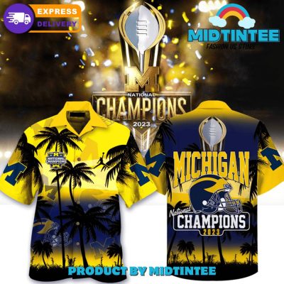Michigan Wolverines NCAA Football National Championship Hawaiian Shirt