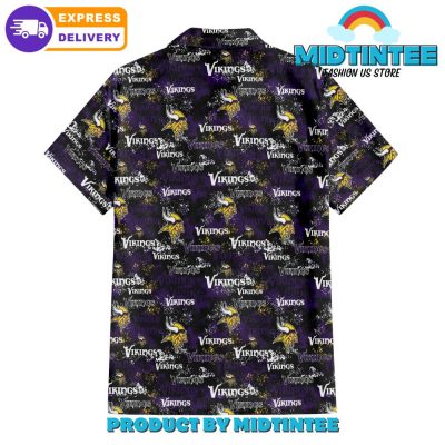Minnesota Vikings Norse Legend Hawaiian Shirt And Short