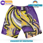 Minnesota Vikings Oil Painting Art Print Hawaiian Shirt And Short - demo10