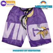 Minnesota Vikings Oil Painting Art Print Hawaiian Shirt And Short - demo10