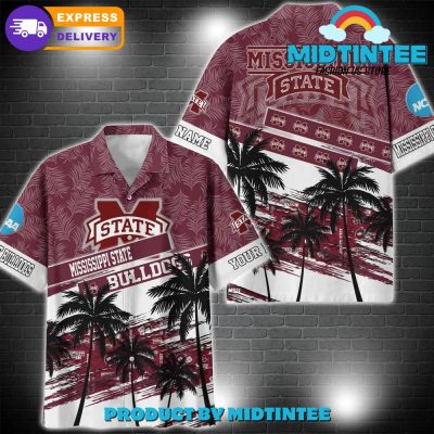 Mississippi State Bulldogs NCAA Pattern Personalized Hawaiian Set