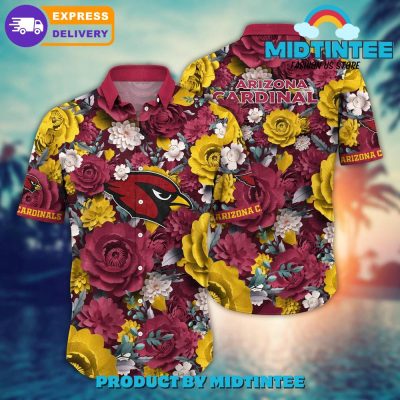 NFL Arizona Cardinals Flower Summer Hawaiian Shirt