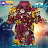 Nfl Arizona Cardinals Flower Summer Hawaiian Shirt - demo10