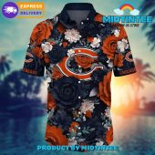 Nfl Chicago Bears Flower Summer Hawaiian Shirt - demo10