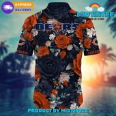 Nfl Chicago Bears Flower Summer Hawaiian Shirt - demo10