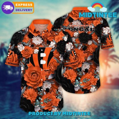 NFL Cincinnati Bengals Flower Summer Hawaiian Shirt