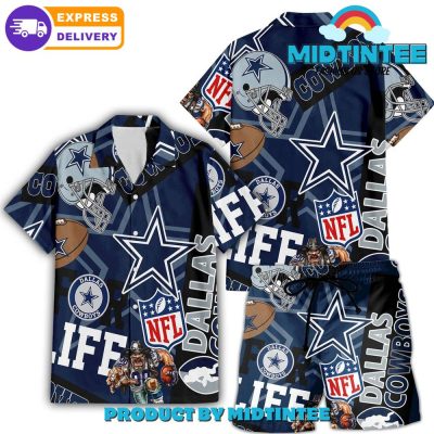 NFL Dallas Cowboys Combo Hawaiian Shirt And Short