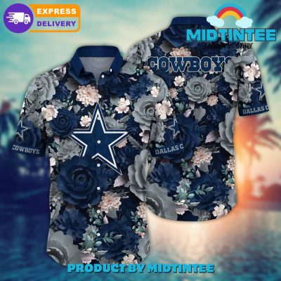 NFL Dallas Cowboys Flower Summer Hawaiian Shirt