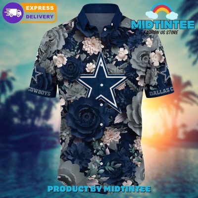 NFL Dallas Cowboys Flower Summer Hawaiian Shirt