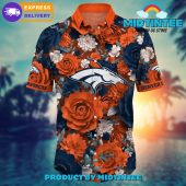 Nfl Denver Broncos Flower Summer Hawaiian Shirt - demo10