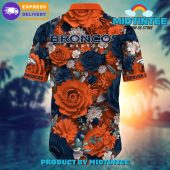 Nfl Denver Broncos Flower Summer Hawaiian Shirt - demo10