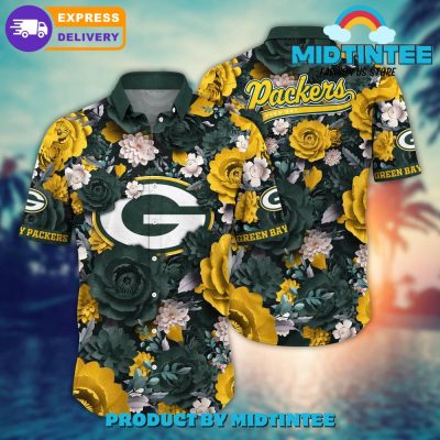 NFL Green Bay Packers Flower Summer Hawaiian Shirt