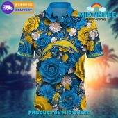 Nfl Los Angeles Chargers Flower Summer Hawaiian Shirt - demo10