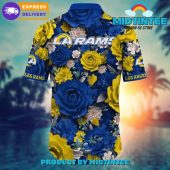 Nfl Los Angeles Rams Flower Summer Hawaiian Shirt - demo10