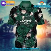 Nfl New York Jets Flower Summer Hawaiian Shirt - demo10