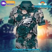 Nfl Philadelphia Eagles Flower Summer Hawaiian Shirt - demo10