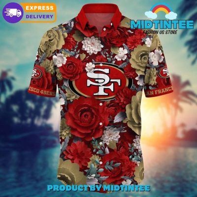 NFL San Francisco 49ers Flower Summer Hawaiian Shirt