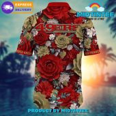 Nfl San Francisco 49ers Flower Summer Hawaiian Shirt - demo10