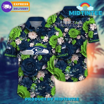 NFL Seattle Seahawks Flower Summer Hawaiian Shirt