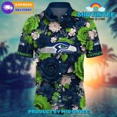 Nfl Seattle Seahawks Flower Summer Hawaiian Shirt - demo10