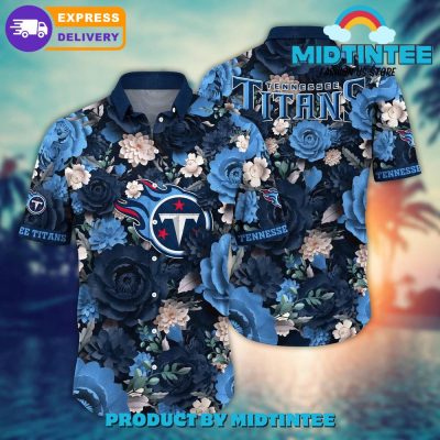 NFL Tennessee Titans Flower Summer Hawaiian Shirt