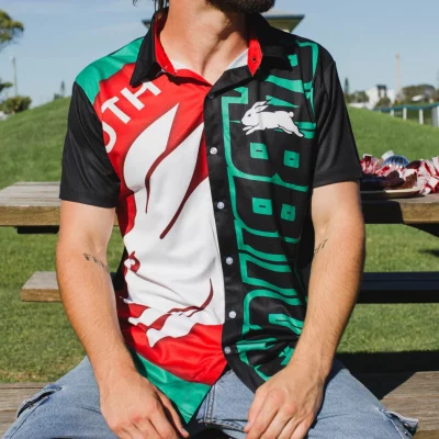 South Sydney Rabbitohs Mens 'Showtime' Party Shirt