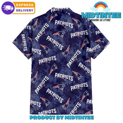 New England Patriots Ink Splash Hawaiian Shirt And Short
