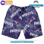 New England Patriots Ink Splash Hawaiian Shirt And Short - demo10