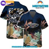 New Orleans Pelicans Team Pattern Tropical Combo Hawaiian Set - demo10