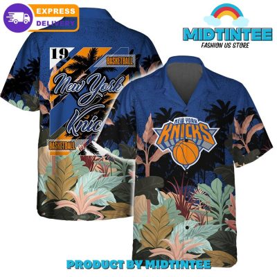 New York Knicks Team Pattern Tropical Combo Hawaiian Set