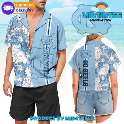 North Carolina Tar Heels Go Heels Hawaiian Shirt