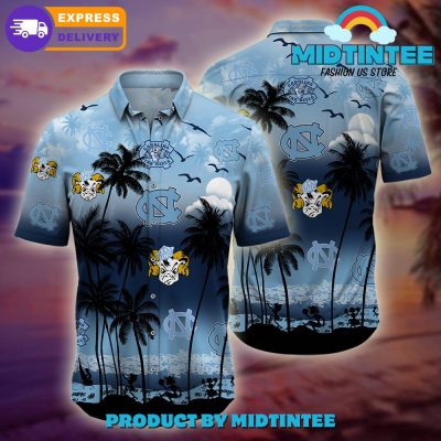 North Carolina Tar Heels Logo Combo Hawaiian Shirt, Shorts
