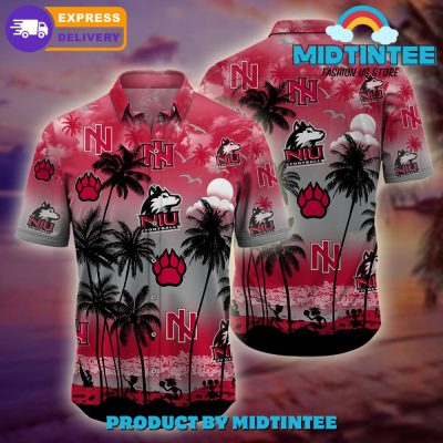 Northern Illinois Huskies Logo Combo Hawaiian Shirt, Shorts