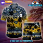 Notre Dame Fighting Irish Logo Combo Hawaiian Shirt Shorts - demo10