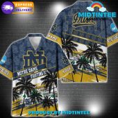 Notre Dame Fighting Irish Ncaa Pattern Personalized Hawaiian Set - demo10